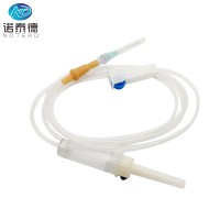 Basic 150cm iv medical latex tube disposable infusion set with filter