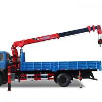 SQ8S4 8 tons Straight Telescopic Boom Truck Mounted Crane